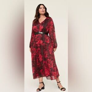 Lurex Shimmer Sheer Dress